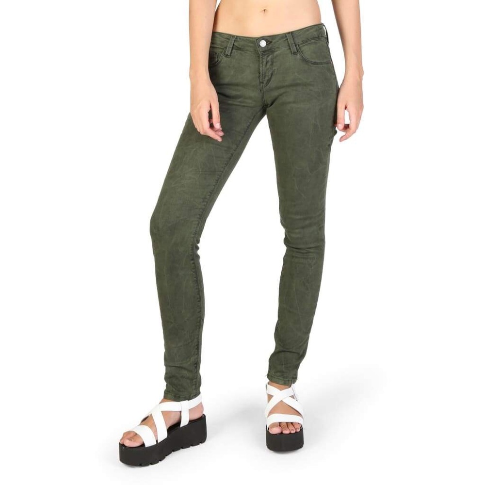 Guess women green jeans